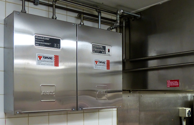 Ansul R-102 kitchen fire suppression system